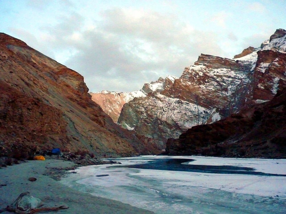 Beautiful clear day in Chadar