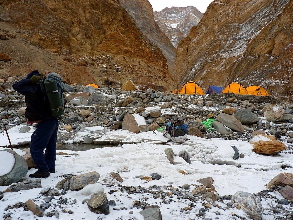 Chadar Trek near Tibb camp